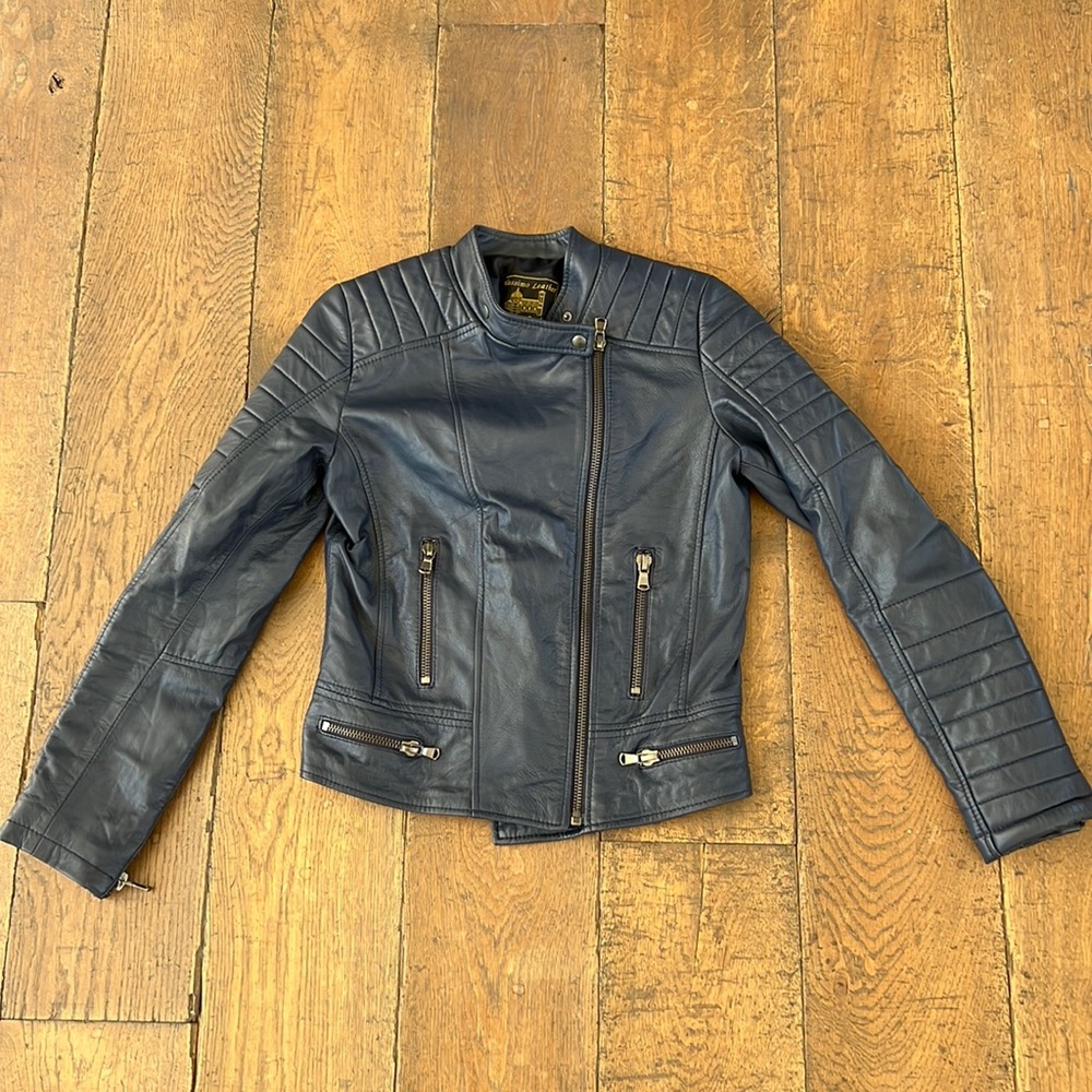 100% Leather Moto Jacket